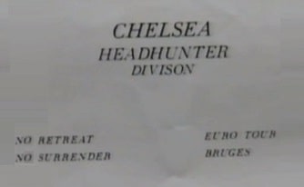 chelsea headhunters calling card 1984