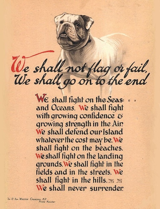 winston churchill great wartime speech we shall fight them on thee beaches script
