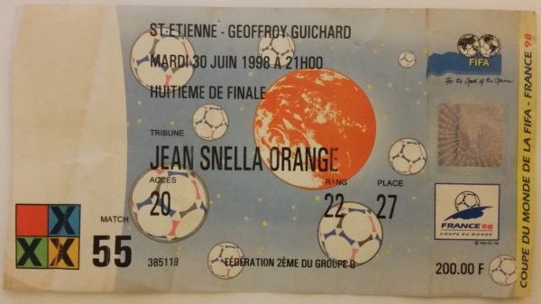 World Cup France St Etienne 1998